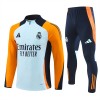 Real Madrid Sweat d'Entraînement Quarter-Zip 2024-25 Bleue Pour Homme